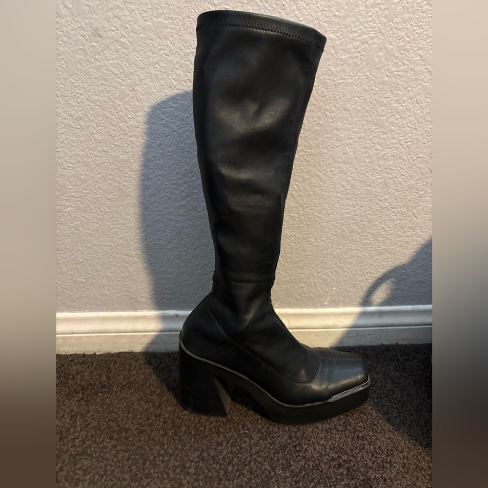 Steve Madden Black Calf Boots